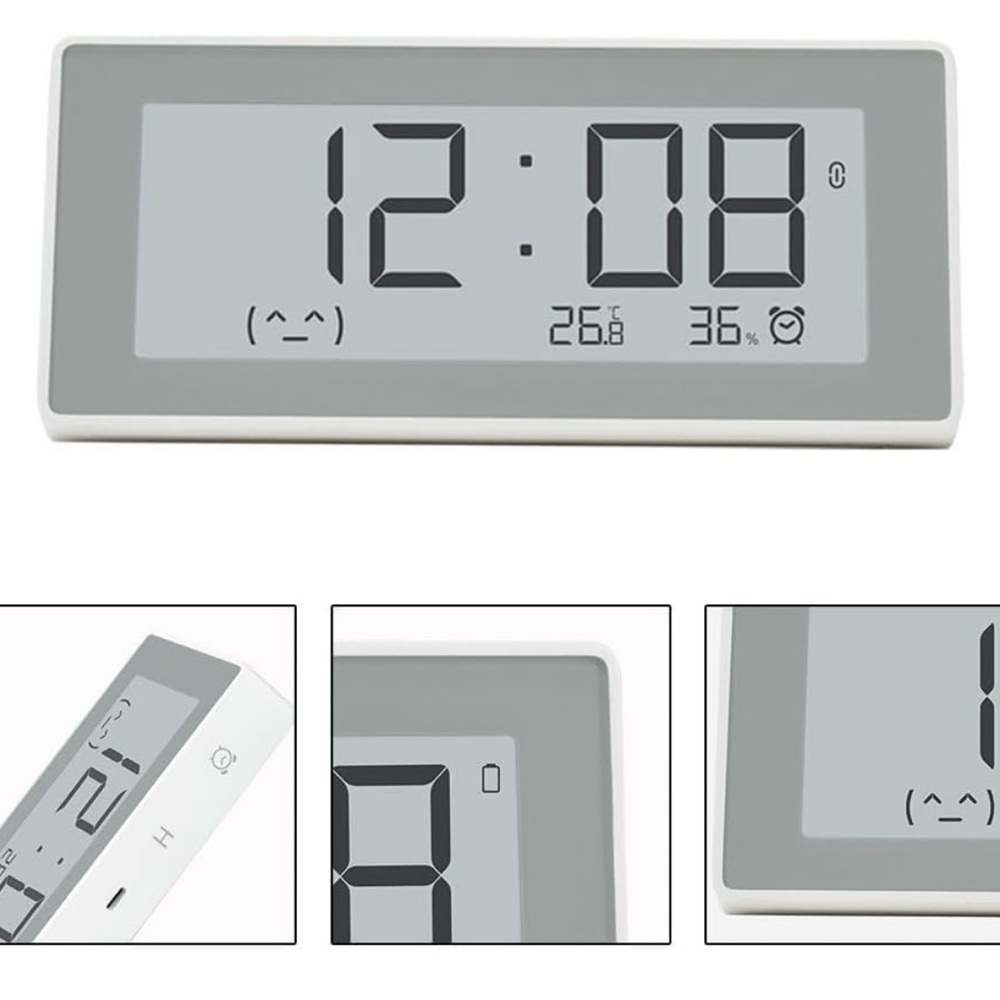 Temperature Humidity Meter E-Ink Screen Smart Clock - Picture 4 of 11